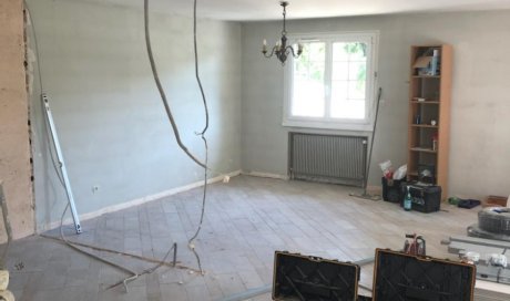 Démolition de cloison et l'agrandissement de pièce de maison à Ambérieu en Bugey