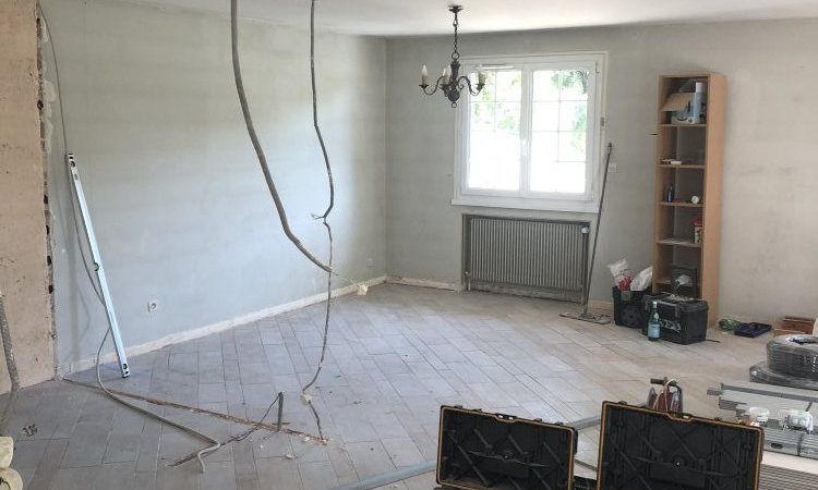 Rénovation intérieur et pose de cuisine à Amberieu-en-Bugey